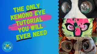 How to Make Kemono Fursuit Eyes  How to Make Japanese Fursuit eyes Fursuit Tips  Kemono Dungeon [upl. by Yerkovich91]