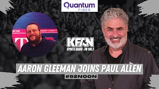 Aaron Gleeman joins Paul Allen 92Noon  Powered by Quantum Fiber [upl. by Aiveneg]