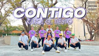 CONTIGO  NF REMIX   KAROL G Tiesto  Dance Fitness  Zumba  Danza Carol Angels  New Friendz [upl. by Davine]