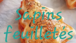 Apéritif de Noël  sapins feuilletés jambon gruyère [upl. by Cath]