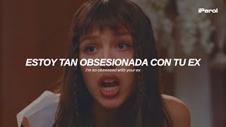 Olivia Rodrigo  obsessed Español  Lyrics  video musical [upl. by Kirtley]