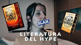 El HYPE en la literatura breve disertación 📕 Alas de sangre alas de hierro [upl. by Ress]