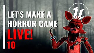 🔴LIVE🔴Making a Horror Game  C  Dev Stream  UE5  GAME GIVEAWAY [upl. by Cas137]