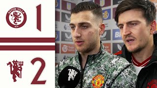 Ten Hag Maguire amp Dalot On Villa Victory 🗣️  Aston Villa 12 Man Utd  PostMatch Reaction [upl. by Ym]