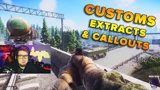 CUSTOMS EXTRACTION amp CALLOUT GUIDE  Escape From Tarkov  TweaK [upl. by Onihc]