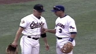 2001 ASG Ripken moves to short [upl. by Eemaj81]