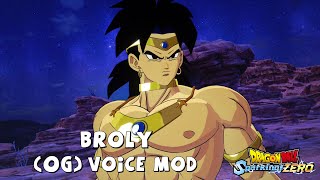 Broly Voice Mod  Vic Mignogna DRAGON BALL Sparking ZERO [upl. by Daphie912]