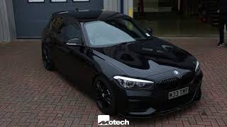 BMW M140 ALL BLACK  Lower wider faster  Motech Performance [upl. by Htennek259]