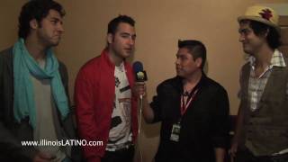 HD reik concert chicago congress grupo reik concierto  entrevista TV latino TVE [upl. by Anibur]