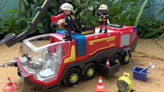 Fire Truck Assembly Toys Video for Children  Fire Engine with Lights and Sound Building Set [upl. by Henryk946]