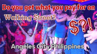 Angeles City Philippines 🇵🇭 Rare look inside Angeles City Bar on Walking Street Single at 40 [upl. by Snapp]