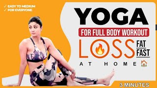 quot3Minute Morning Yoga for Weight Loss amp Flexibility  Quick BeginnerFriendly Routinequot [upl. by Aserat]