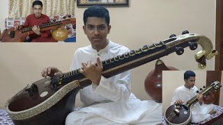 Isaiyil Thodanguthamma  Ilaiyaraaja Pandit Ajoy Chakraborty  Ajitesh Veena  4K [upl. by Itin]