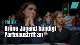 Grüne Jugend tritt geschlossen aus der Partei aus [upl. by Riddle970]