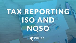 Tax Reporting ISO and NQSO [upl. by Ruhl981]