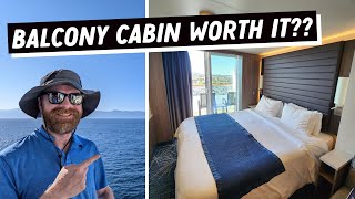 Norwegian Bliss BALCONY CABIN Tour  Is a Balcony Cabin Worth It Norwegian Cruise Line [upl. by Einegue830]