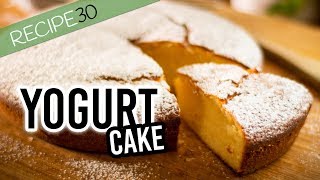 Super Simple Yogurt Cake Prepared in 10 minutes [upl. by Akienahs700]