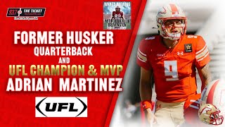 INTERVIEW Former Huskers Quarterback and UFL MVP Adrian Martinez [upl. by Faustena176]