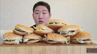 롯데리아 데리버거 사이다 계란 트러플오일 먹방asmr Lotteria derriburger cider egg truffle oil mukbang ASMR [upl. by Geddes]