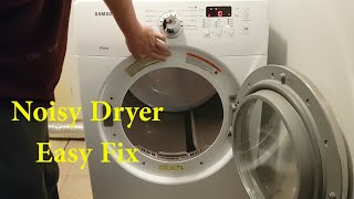 Noisy Samsung Dryer Diagnosing and Easy Fix [upl. by Enytsuj]