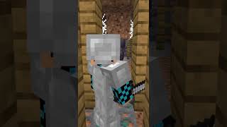 Most Dangerous Moment In ☠️Minecraftshortsminecraft [upl. by Patience288]