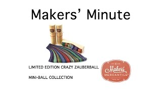 Makers Minute  Exclusive Mini Zauberball Crazy Collection [upl. by Fablan]