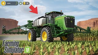 Fertilizing my Corn land amp Grass Moving In Fs 18  Fs 18 Gameplay  Timelapse [upl. by Judye]