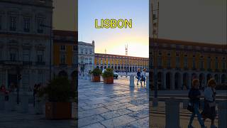 Sunset in Lisbon PORTUGAL 🇵🇹 lisboa shorts lisbon portugal [upl. by Nodla844]