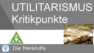 Kritik am Utilitarismus  Kritische Einwände Contras gegen den Utilitarismus  Ethik 19 [upl. by Nevad609]