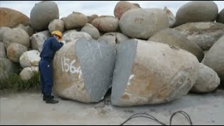 Stone Mining Process How To Fabricate Granite And Mass Produce Ceramic Products [upl. by Jacquie]