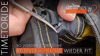 SO WIRDS GEMACHT Tutorial Reißverschlüsse pflegen amp defekte Zipper reparieren [upl. by Aramot]