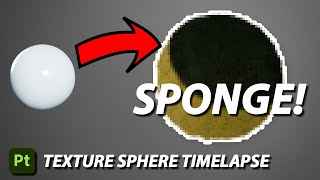 1 Hour Substance Painter Timelapse Challenge SPONGE [upl. by Alekin]