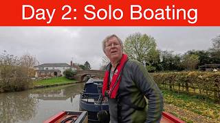 Day 2 Solo Narrowboating Adventures Locks Challenges and Canal Life [upl. by Irved440]