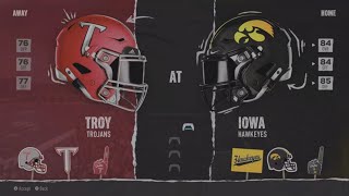 EA SPORTS College Football 25 2024 Week 3 Troy  Iowa [upl. by Carpenter]