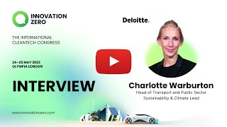 Innovation Zero 2023 Speaker Interview  Charlotte Warburton Deloitte [upl. by Enia]