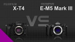 Fujifilm XT4 vs Olympus OMD EM5 Mark III [upl. by Assilla]