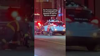 Cruise robotaxi runs over hitandrun victim in San Francisco shorts [upl. by Hussein349]