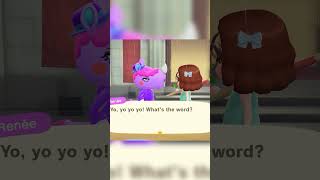 Catchphrase madness animalcrossingnewhorizons animalcrossing renee ACNH letsplay [upl. by Annaiel305]