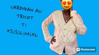 Gilet femme au tricot [upl. by Season]