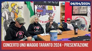 Concerto Uno Maggio Taranto 2024  Presentazione [upl. by Dacey]