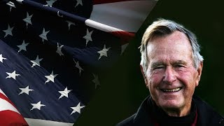 Former US president George HW Bush honoured at funeral [upl. by Erreid]