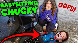 Babysitting CHUCKYBad Idea Carlaylee HD Skit [upl. by Hnad]