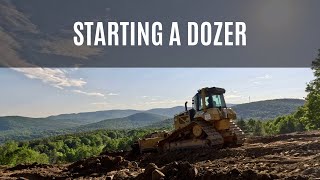 Operating a CAT D6N bulldozer [upl. by Bushey803]