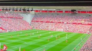 Liverpool vs Bournemouth  Fans Chant You’ll Never Walk Alone  Premier League 2024 [upl. by Navanod]