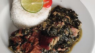 Recette Calou Calalou Guyanaisguyane cuisinecreole cuisineguyanaise creolefood caribbeanfood [upl. by Atirma547]