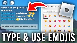 How To Use Emojis In Roblox PC  Full Guide [upl. by Joette381]