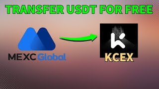 How to Withdraw USDT from MEXC to KCEX Zero Fee Transfer [upl. by Gronseth]