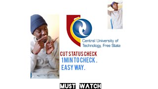 CENTRAL UNIVERSITY OF TECHNOLOGY HOW TO CHECK STATUSCUT MUST WATCH [upl. by Pul]