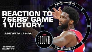 Joel Embiid and James Harden delivered for Philly in Game 1 win vs Nets –Wilbon  NBA Countdown [upl. by Nurav]