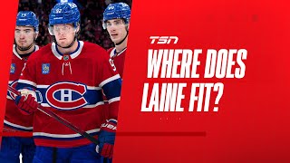 Where does Laine fit in the Canadiens roster [upl. by Anavas]